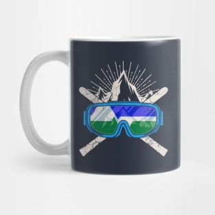 Ski Loveland Colorado Skier Skiing Winter Sports Mug